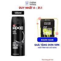 Xịt nước hoa toàn thân dành cho nam AXE Black (135ml)