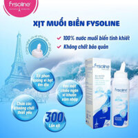 Xịt nước muối biển sâu Fysoline vệ sinh mũi bé sạch thoáng hơn