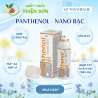 Xịt Panthenol Nano Bạc Spray (130g) - dưỡng da, giảm bong tróc