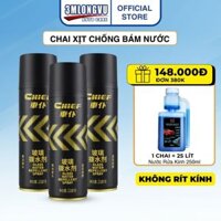 Xịt phủ nano chống bám nước trên kính ô tô CHIEF Glass Water Repellent Spray 218ml