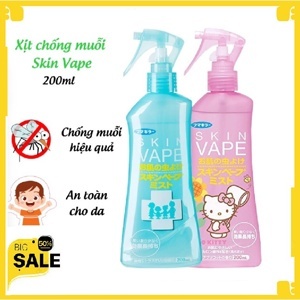 Xịt phun sương chống muỗi và côn trùng đốt SKin Vape Hello Kitty - 200 ml