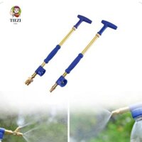 Xịt qua lại, Đầu phun bơm có thể điều chỉnh hai / một đầu, Hướng dẫn sử dụng Kéo đẩy cầm tay Xịt áp lực cao Cần kim loại Dụng cụ tưới vườn