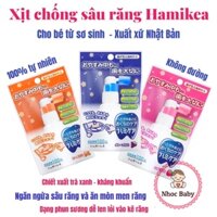 Xịt răng miệng Tampei Hamikea - chăm sóc và chống sâu răng cho bé từ sơ sinh (Nhật Bản)