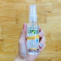 Xịt Rửa Tay Khô Green Cross Hương Táo 70ml