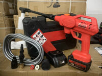 XỊT RỬA XE ÁP LỰC DÙNG PIN TLT-XR001