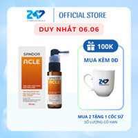 Xịt Sandor Acle - Hỗ trợ điều trị nấm da, mẩn ngứa, viêm tăng tiết bã nhờn, viêm da