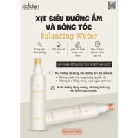 XỊT SIÊU DƯỠNG ẨM VÀ BÓNG TÓC (Hương hoa trắng)+ ( Hương Nước Hoa )Balancing Water