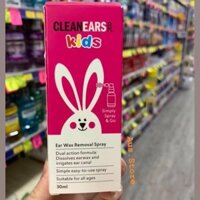 Xịt tan ráy tai cho bé Clean Ears Kid 30ml