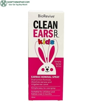 Xịt tan ráy tai Clean ears Kids 30ml