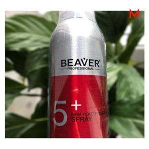 Xịt tạo kiểu tóc cứng Beaver Magotan 5+ Firm-Hold Finishing Spray 250ml
