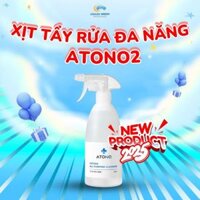 Xịt tẩy đa năng Atono2 Oxygen an toàn 460ml