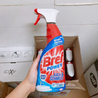 Xịt tẩy rửa đa năng dành cho nhà tắm, nhà vệ sinh Bref Power nội địa Đức / 750ml
