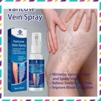 Xịt Thảo Dược Tĩnh Mạch Varicose Vein Spray 30ml - Cải Thiện Suy Giãn Tĩnh Mạch Hỗ Trợ Tuần Hoàn  - QUEENSHOP68