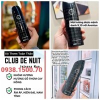 XỊT THƠM BODY HƯƠNG NƯỚC HOA CHO NAM Armaf Club De Nuit Body Spray For Men 200ml