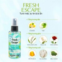 Xịt Thơm Body Malissa Kiss Body Mist Fresh Escape 88ml