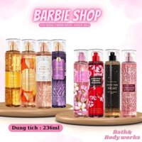 Xịt Thơm - Body Mist Bath & Body Works 236ml-Into the night -Japanese Cherry Blossom, Dark Kiss, Beautiful Day