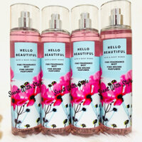 Xịt thơm body mist Bath & Body Works Hello Beautiful 236ml