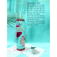 xịt thơm body mist Bath & Body Works Hello Beautiful 236ml