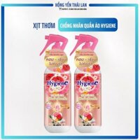 Xịt Thơm Chống Nhăn Quần Áo Hygiene chai 220ml Đỏ Miracle Bloom