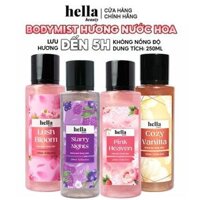 Xịt Thơm Có Nhũ Hella Beauty Hương Trái Cây Hella Beauty Shimmer Body Mist 250ml