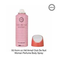 Xịt thơm cơ thể Armaf Club De Nuit Woman Perfume Body Spray 200ml (Chai)
