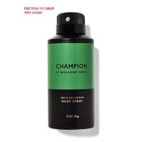 Xịt thơm khử mùi hương nước hoa dành cho nam CHAMPION