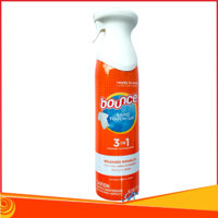 XỊT THƠM, KHỬ MÙI, LÀM THẲNG CHỐNG NHĂN QUẦN ÁO BOUNCE MỸ RAPID TOUCH UP 3 IN 1, INSTANT STATIC REMOVER 275G