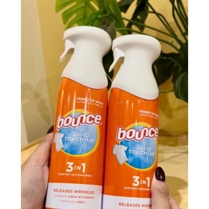 Xịt thơm khử mùi quần áo Bounce Rapid Touch-up 3 In 1