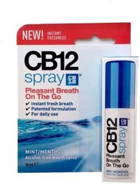 Xịt Thơm Miệng CB12 Instant Fresh Breath Spray Mint 15ml
