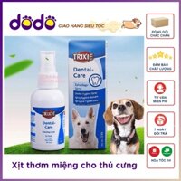 Xịt thơm miệng cho thú cưng TRIXIE Zahnpege Spray 50ml - Dental Care - Dodo Pet