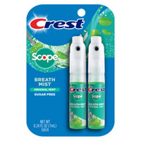 Xịt thơm miệng Crest Scope Outlast Long Lasting Mint Breath Mist, 2 x 7ml