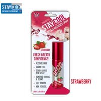 Xịt thơm miệng dâu tây staycool Anh Quốc