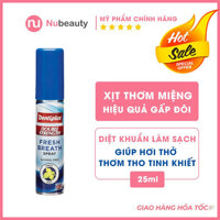 Xịt thơm miệng Dentiplus hiệu quả gấp đôi Không cồn