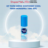 Xịt Thơm Miệng Dontodent Cool Fresh Mundspra 15ml Đức loại bỏ hôi miệng hơi thở thơm mát