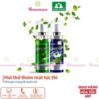 Xịt thơm miệng Greelux Extra Cool Thảo Dược chai 12ml – nước khử mùi hôi miệng gree lux bạc hà bình mini