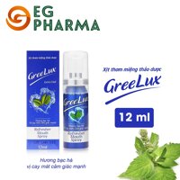 Xịt thơm miệng Greelux thảo dược bạc hà giúp làm thơm miệng tức thì, khử mùi hôi miệng 12ml - GL1-02 - Xanh dương