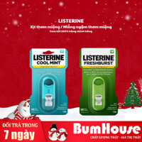 Xịt thơm miệng Listerine / Miếng ngậm Listerine Pocketmist - Hàng Mỹ
