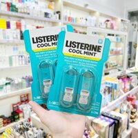 XỊT THƠM MIỆNG LISTERINE POCKETMIST COOL MINT ORAL CARE MIST (7.7ML X 2 CHAI) - SET