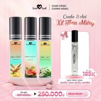 Xịt thơm miệng Love Leaf hương Hoa Lài - Trà Xanh hương hoa dịu nhẹ, chai 8gr