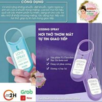 xịt thơm miệng love spray - kissing spray