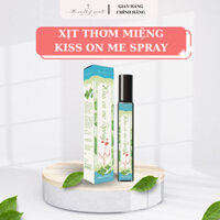 Xịt Thơm Miệng Nam Nữ Kiss On Me Vị Bạc Hà - Kissing Spray lọ 10ml
