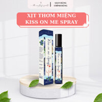 Xịt Thơm Miệng Nam Nữ Vị Việt Quất Kiss On Me - Kissing Spray lọ 10ml