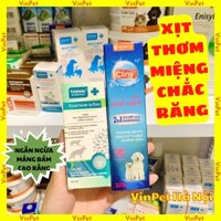 XỊT THƠM MIỆNG, NGĂN NGỪA MẢNG BÁM CAO RĂNG CHO CHÓ MÈO NHÂP NGA LỌ 100ML