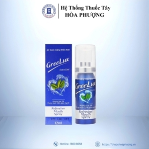 Xịt thơm miệng thảo dược Greelux Extra Cool 12ml