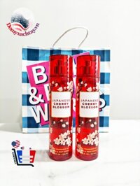 Xịt thơm mist tông nước hoa Bath & Body Works - Japanese Cherry Blossom- Fine Fragrance Mist 236ml