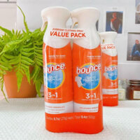 Xịt thơm quần áo Bounce Mỹ Rapid Touch Up 3 in 1 xịt trực tiếp giúp quần áo thơm thẳng giảm nhăn khử mùi 275g