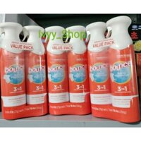 Xịt Thơm Quần Áo Bounce Rapid Touch-up 3 in 1 Của Mỹ