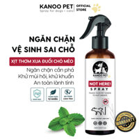 Xịt thơm tinh dầu xua đuổi chó mèo NOT HERE ngăn chó mèo cắn phá, phóng uế sai chỗ, khử mùi, khử khuẩn hiệu quả - 260ml