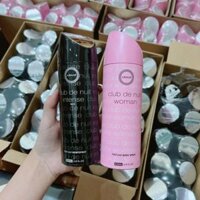 Xịt Thơm Toàn Thân Armaf Club De Nuit 200ml - Nam/Nữ - Xịt Body / Xịt Khử Mùi Toàn Thân Nước Hoa Sang Trọng