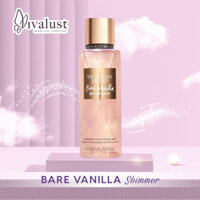 Xịt thơm toàn thân BARE VANILLA Shimmer (Có nhũ) – Victoria’s Secret Fragrance Mist – Phiên bản giới hạn